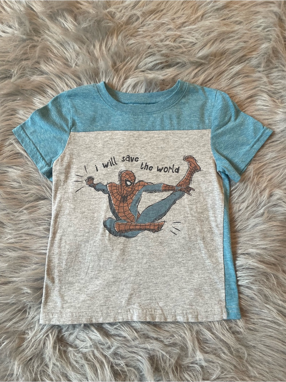 🪶Marvel Heathered Spiderman Tee